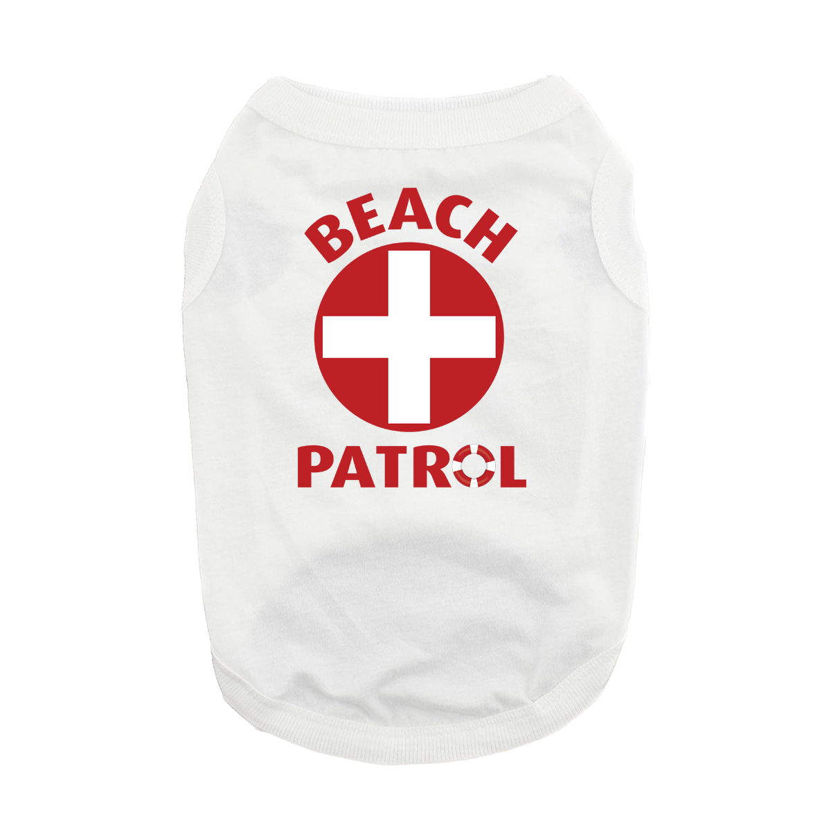 Beach Patrol Tank Top - White