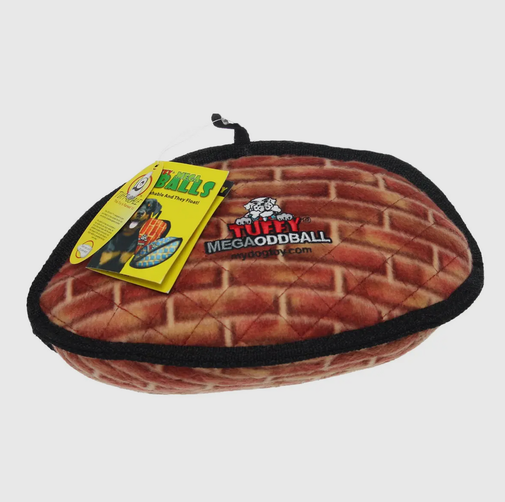 Tuffy Mega Odd Ball Brick, Durable, Tough Dog Toy
