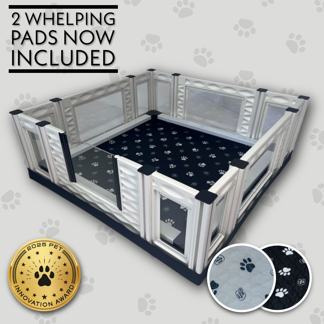 EZclassic Windowed Whelping Box Set w/Rail Assembly