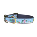 City Christmas Holiday Dog Collar: Small / Narrow
