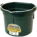 Little Giant Flat-Back Plastic Buckets – Impact-Resistant, Easy to Hang, 8 qt & 20 qt
